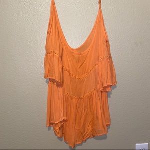 Orange summer top